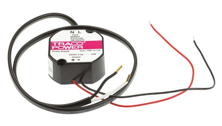 TRACOPOWER - TIW 12-124 - TRACOPOWER 12W  ǶʽģʽԴ SMPS TIW 12-124, 93  264V ac, 24V dc, 500mA, 80%Ч, ܷװ		