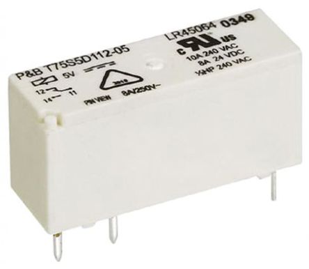 TE Connectivity - T75S5D112-05 - TE Connectivity T75S5D112-05 ˫ PCB װ Ǳ̵, 5V		