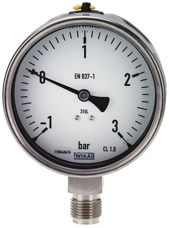 RS Pro - 7094851 - RS Pro 7094851 ģѹ ײ 3bar, G 1/2ӳߴ		