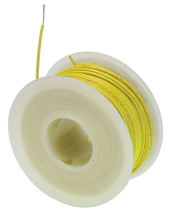 Alpha Wire - 3050 YL005 - Alpha Wire 30m ɫ 24 AWG UL1007 о ڲߵ 3050 YL005, 0.23 mm2 , 7/0.20 mm оʾ, 300 V		