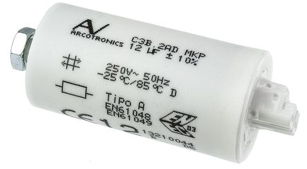 KEMET - C3B2AD45120B20K - KEMET C3B ϵ 12F ۱ϩ (PP) C3B2AD45120B20K, 10%, 250 V , °װ, 35mmֱ		