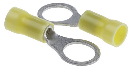 TE Connectivity - 130677 - TE Connectivity PLASTI-GRIP ϵ, ɫ Ե о ѹӶ 130677, M10 ˨, 10.3mmڻֱ, 34.1mmܳ		