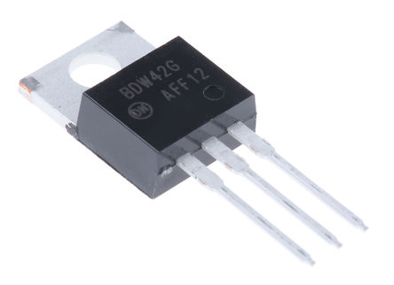 ON Semiconductor - BDW42G - ON Semiconductor BDW42G NPN ֶپܶ, 15 A, Vce=100 V, HFE=250, 3 TO-220ABװ		