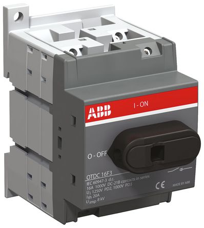 ABB - OTDC25F3 - ABB IP20 3 DIN 찲װ ۶ϸ뿪 OTDC25F3, 3 +3 , 25 A		