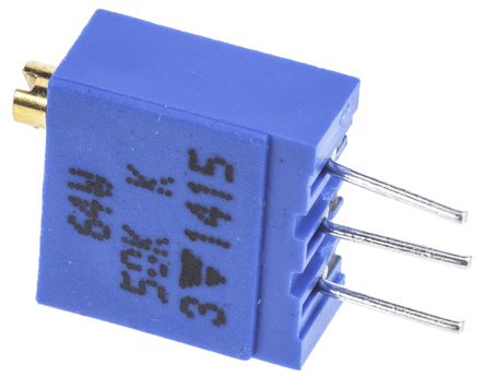 Vishay - M64W503KB40 - Vishay 64W ϵ 1922е ת ͨ ΢ M64W503KB40, Ӷ, 50k 10%, 1/2W		