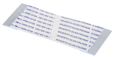 Wurth Elektronik - 687640050002 - Wurth Elektronik 6876 ϵ 50mm FFC ߵ 687640050002, 0.5mmھ, 500 mA, 60 V ac		