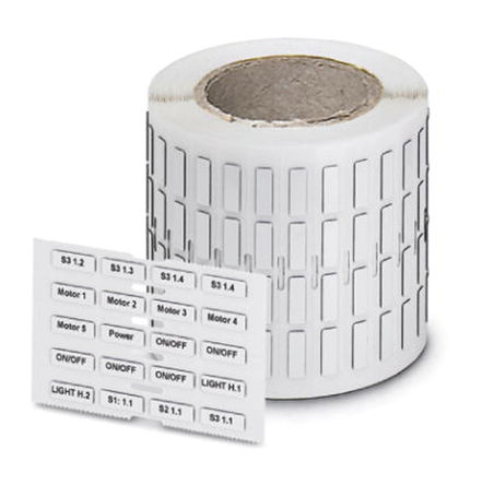 Phoenix Contact - 0826844 - Phoenix Contact 0826844 500װ ɫ հײɽǩ, 17mm, 7mm		