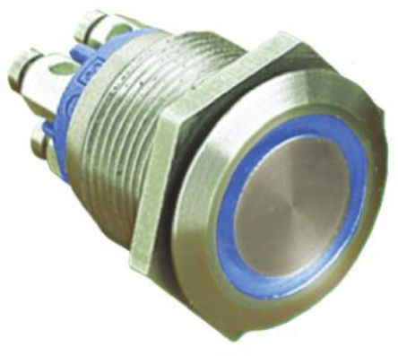 Bulgin - MPI002/TE/BL/6 - Bulgin MPI002/TE/BL/6 IP66 ˲ SP -  ɫLED 尲װ ť, 50 mA @ 24 V ֱ		