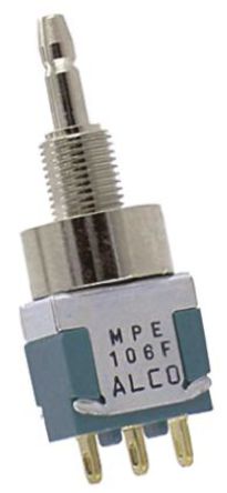 TE Connectivity - MPE106F - TE Connectivity MPE106F Off-(On) ˫ 尲װ ť, 6 A @ 120 V 		