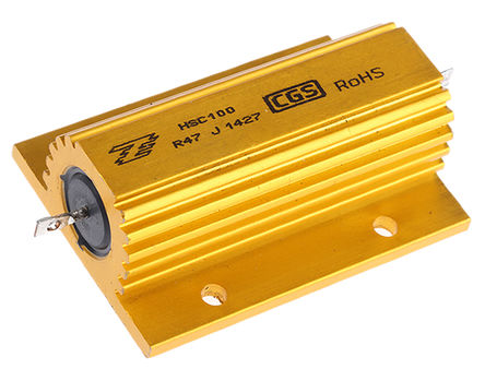 TE Connectivity - HSC100R47J - TE Connectivity HSC100 ϵ HSC100R47J 100W 470m 5%  尲װ̶ֵ, ƬӶ, Ƿװ		