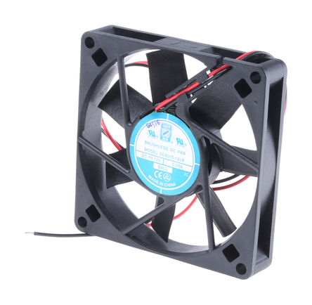 RS Pro - OD8015-12LB - RS Pro OD8015 ϵ 1.1W 12 V ֱ  OD8015-12LB, 34m3/h, 2000rpm, 80 x 80 x 15mm		