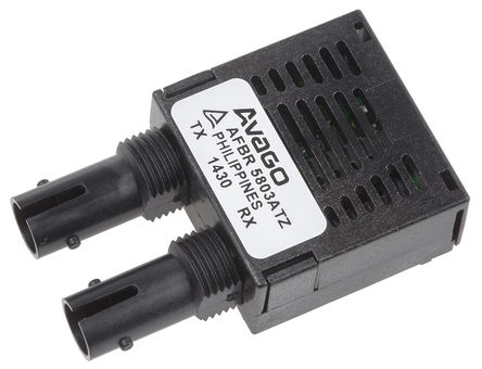 Broadcom - AFBR-5803ATZ - Broadcom 100Mbit/s 1380nm շ, ST, ͨװװ, 25.4 x 12 x 24.8mm, AFBR-5803ATZ		