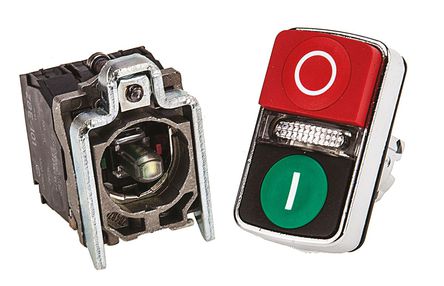 Schneider Electric - XB4BW73731B5 - Schneider Electric XB4 ϵ IP66IP69IP69K / ť XB4BW73731B5, 尲װ, 6 A 550 mA ֱ		