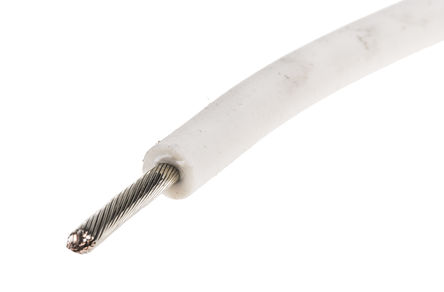 Alpha Wire - 391445 WH005 - Alpha Wire 30m ɫ 14 AWG UL3239 о ڲߵ 391445 WH005, 2.08 mm2 , 41/0.25 mm оʾ, 15 kV ֱ		