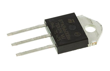 STMicroelectronics - BTA26-600BW - STMicroelectronics BTA26-600BW ˫ɿع迪Ԫ, 25A, 600Vֵ, 50mA 1.3V, 3 TOP3 Եװ		