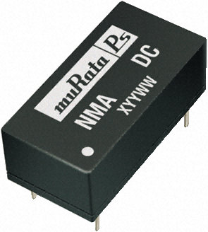 Murata Power Solutions - NMA1215DC - Murata Power Solutions NMA ϵ 1W ʽֱ-ֱת NMA1215DC, 10.8  13.2 V ֱ, 15V dc, 33mA, 1kVѹ, 76%Ч		