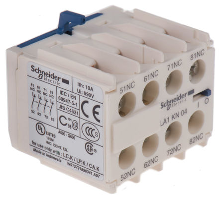 Schneider Electric - LA1KN04 - Schneider Electric LA1K ϵ аװ  LA1KN04, ݶӶ, 4 , 10 A, 600 V 		