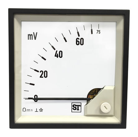 Sifam Tinsley - PQ44-V0FL2N1CAW0ST - Sifam Tinsley Sigma ϵ 75mV ֱ ģ PQ44-V0FL2N1CAW0ST, 48mm  x 54mm 		