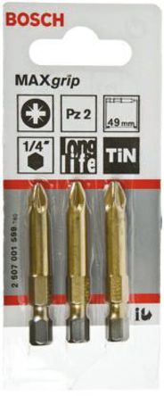 Bosch - 2607001599 - Bosch 3װ PZ2 ˿ͷ 2607001599, Pozidriv ͷͷ		