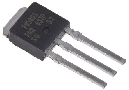 Infineon - IRLU3103PBF - Infineon HEXFET ϵ Si N MOSFET IRLU3103PBF, 55 A, Vds=30 V, 3 IPAKװ		