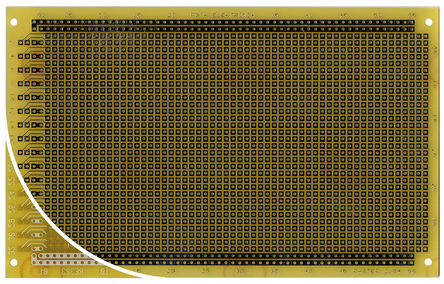 Roth Elektronik - RE323-LF - Roth Elektronik RE323-LF  DIN 41612 D/E/F , FR4, 32 x 55, 1mmֱ, 2.54 x 2.54mm׼, 160 x 100 x 1.5mm		