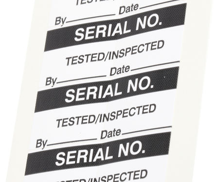 RS Pro - 7824522 - RS Pro 7824522 140װ Ԥӡճǩ, 38mm, 15mm Serial No		