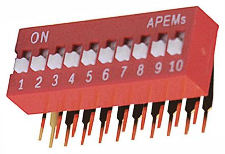 Apem - DA10V - Apem DA10V 10λ ܸ ͨ DIP  SIP , , 50 mA@ 24 V ֱ		