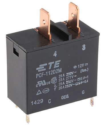 TE Connectivity - PCF-112D2M,000 - TE Connectivity PCF-112D2M,000  Ǳ̵, 12V dc		