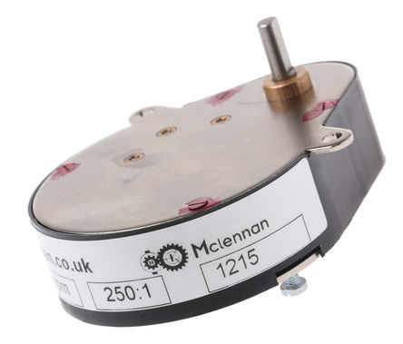 McLennan Servo Supplies - P5-G27L82 - McLennan Servo Supplies 250:1   P5-G27L82, 0.8 NmŤ, 20rpm, 4mmֱ		