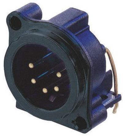 Neutrik - NC5MBH-B - Neutrik 5· ֱ ͷ ͨ XLR  NC5MBH-B, ƽ, 50 V 		