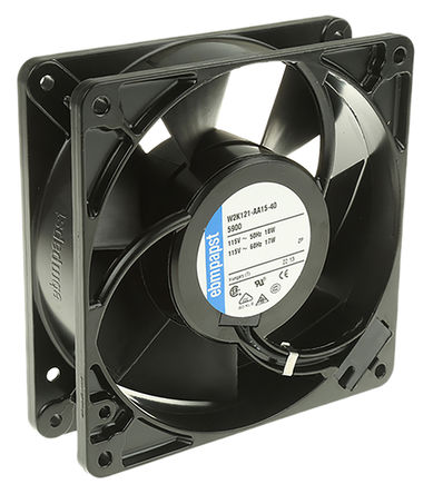ebm-papst - 5900 - ebm-papst 5900 ϵ 17W 115 V   5900, 206m3/h, 3050rpm, 127 x 127 x 38mm		
