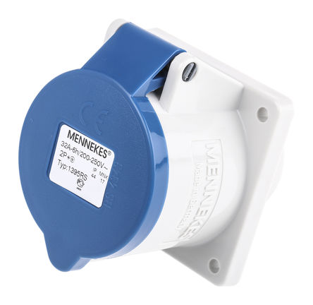 Mennekes - 1395 - Mennekes ɫ 3P ҵԴ 尲װ  1395, 32A, 230 V, IP44		