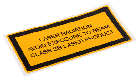 Brady - Y163063 - Brady Y163063 5װ ɫ/ɫ Ӣ  ϩ Σվǩ “Laser Radiation - “, 105 x 52mm		
