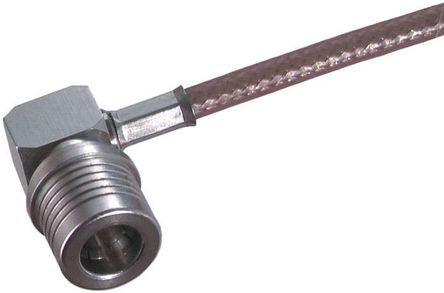 Huber & Suhner - 16_QMA-50-2-1/133_NE - Huber & Suhner 50 ֱǶͭϽ QMA  ͷ 16_QMA-50-2-1/133_NE, 0  11GHz, ѹӶ˽, K 02252 D		