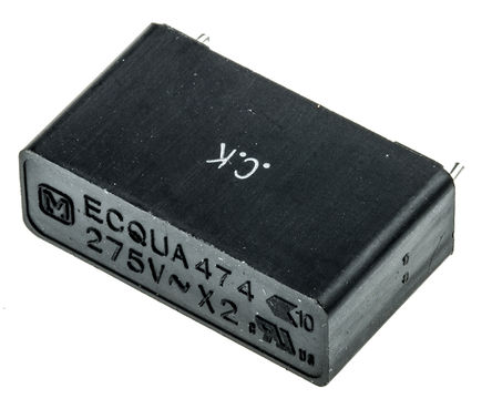 Panasonic - ECQUAAF474KA - Panasonic ECQUA ϵ 470nF ۱ϩ (PP) ECQUAAF474KA, 10%, 275 V , ͨ		