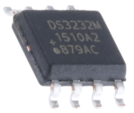 Maxim - DS3232MZ+ - Maxim DS3232MZ+ ʵʱʱ (RTC), , 236B RAM, I2C, 2.3  4.5 VԴ, 8 SOICװ		