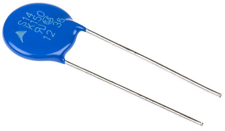 EPCOS - B72214S0151K101 - EPCOS Standard ϵ 570pF 50A 395V ѹ S14K150, 15.5 (Dia.) x 4.4mm		