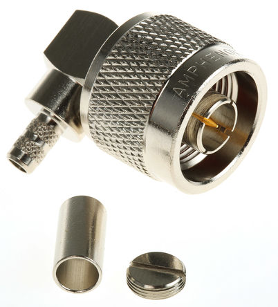 Amphenol - N1112B1-001-NT3G-1-50 - Amphenol N1112B1-001-NT3G-1-50 50 ֱ °װ N ͽͷ, ͷ, ѹӶ˽, 0  6GHz, RG58 C/U, RG58/U		