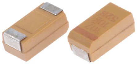 KEMET - T491C107K010AT - KEMET T491 ϵ 100F 10% SMD  T491C107K010AT, 10 V ֱ, C װ, 1.2 ESR, +125C		