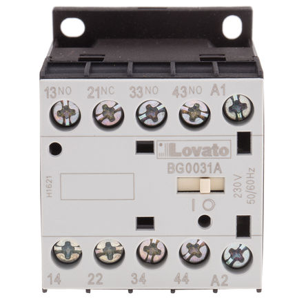 Lovato - 11BG0031A230 - Lovato BG ϵ Ӵ 11BG0031A230, 3 /մ, 10 A, 230 V Ȧ		