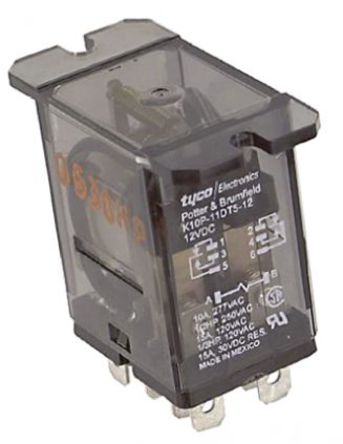 TE Connectivity - K10P-11DT5-12 - TE Connectivity K10P-11DT5-12 ˫˫ 尲װ Ǳ̵, 12V		