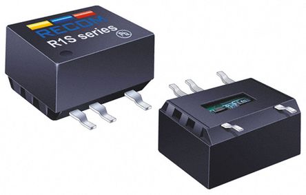 Recom - R1S-0505-R - Recom R1S ϵ 1W ʽֱ-ֱת R1S-0505-R, 4.5  5.5 V ֱ, 5V dc, 200mA, 1kV dcѹ, 72  78%Ч, SMDװ		