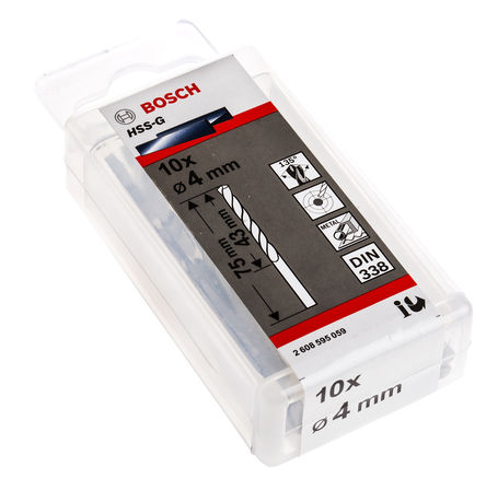 Bosch - 2608595059 - Bosch 4mmֱ ٸ  ͷ 2608595059, 135, 4mm ֱ, 75 mmܳ		