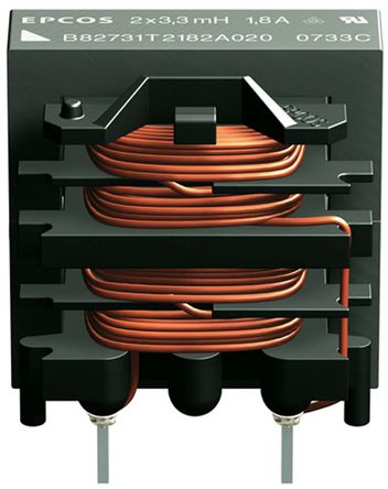 EPCOS - B82731T2132A020 - EPCOS B82731T ϵ 6.8 mH -30  +50%  B82731T2132A020 Դ߶Ȧ, 10kHzгƵ, 1.3A Idc, 370m Rdc		