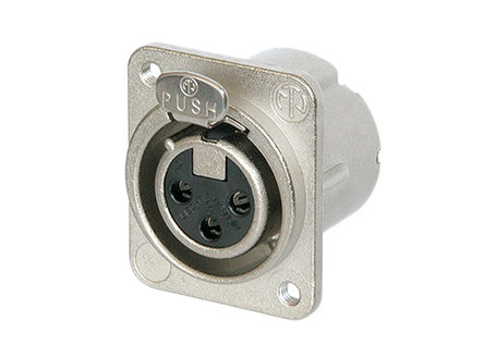 Neutrik - NC3FD-LX-M3 - Neutrik 3·  ̰װ XLR  RSNC3FD-LX-M3, , <50 V		