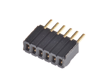 Samtec - SLM-106-01-G-S - Samtec 1 6· ֱ 1.27mmھ ͨ ӡˢ· SLM-106-01-G-S, Ӷ˽, 		