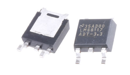 Texas Instruments - LMS8117ADT-3.3/NOPB - Texas Instruments LMS8117ADT-3.3/NOPB LDO ѹ, 3.3 V, 1A, 1%ȷ, 2.5  15 V, 3 TO-252װ		