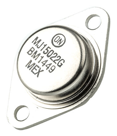 ON Semiconductor - MJ15022G - ON Semiconductor MJ15022G , NPN , 16 A, Vce=200 V, HFE:5, 4 MHz, 3 TO-204װ		