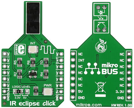 MikroElektronika - MIKROE-1711 - MikroElektronika IR Eclipse click mikroBUS? ڶ ԰ Ver. 1.0 MIKROE-1711		