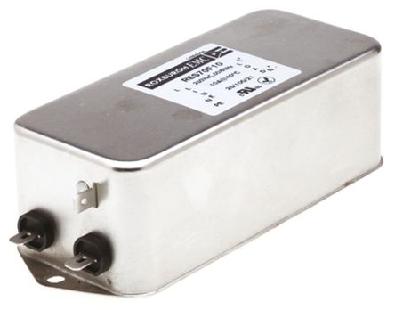 Roxburgh EMC - RES70F10 - Roxburgh EMC RES70 ϵ 10A 250 V , DC to 400Hz ̰װ RFI ˲ RES70F10, Fast-OnӶ		